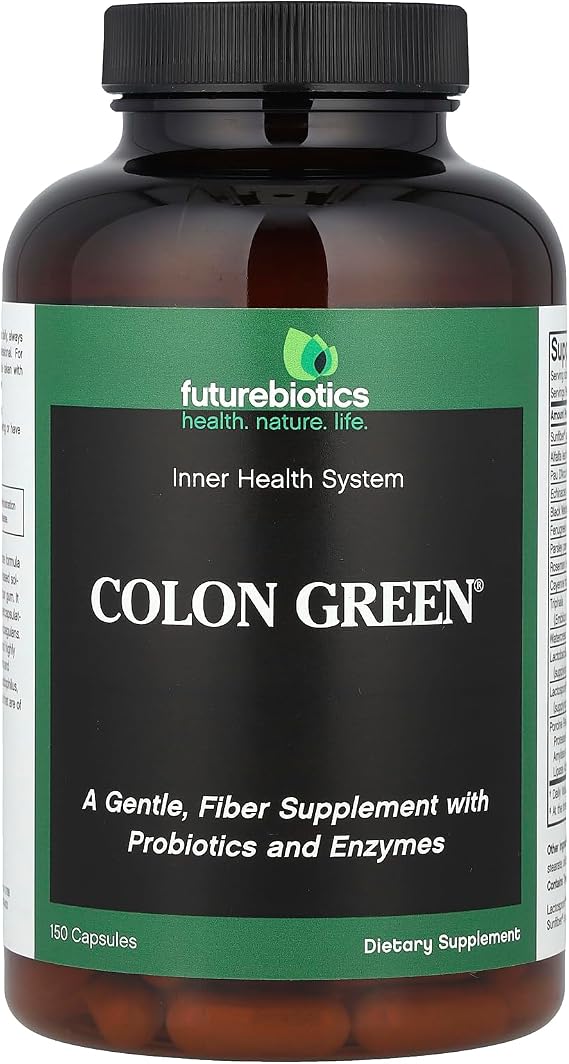 Futurebiotics Colon Green Capsules, 150-Count