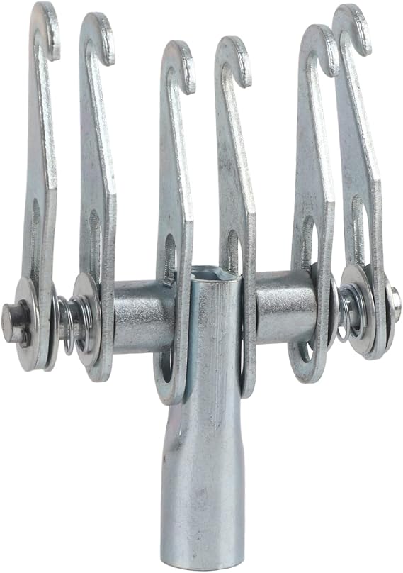Qiilu Dent Puller Auto Maintenance Tool Metal Dent Puller Adjustable 6 Fingers Hook Pulling Claw Car Body Repair Tool