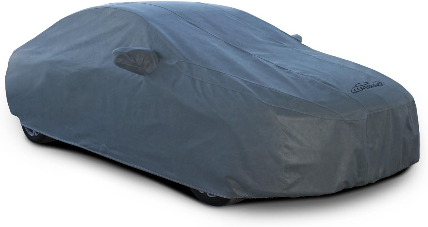 Coverking Custom Fit Car Cover for Select BMW 5-Series Models - Mosom Plus Gray