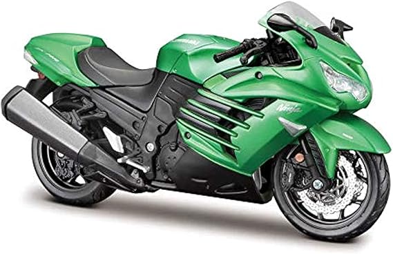 Tobar Maisto Kawasaki Ninja ZX-14R Motorbike Build-It-Yourself Die-Cast Model Kit - 1:12 Scale