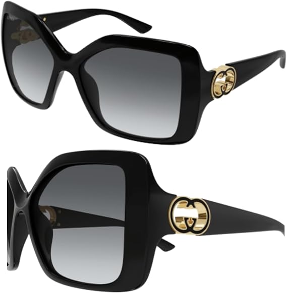 Gucci GG2015S WrapAround GG Interlocking Logo Sunglasses wih Luxury Eyewear Kit