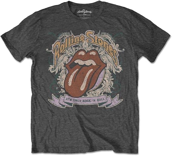 Rolling Stones Men's IORR T-Shirt Charcoal