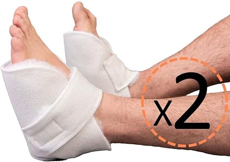 Pack OrtoPrime Antidecubitus Heel Pads for Foot and Elbow - Heel Protectors Antidecubitus for Bed and Wheelchair - Orthopaedic Heel Cushion - Heel Protection Pack of 2