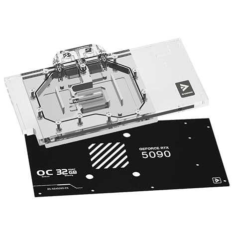 Barrow GPU Water Block for ASUS Rog Astral LC RTX 5090/ RTX5090 O32G Gaming, Full-Cover GPU Waterblack Include Backplate, Copper Base Waterblock for High Load Gaming Water Cooling