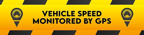 Stop Dangerous Tailgating with Vehicle Speed Monitored by GPS, High Visibility Magnet