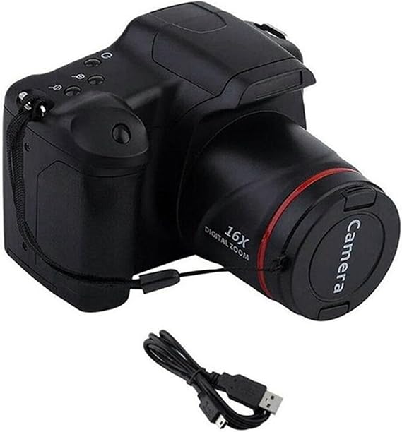Digital Camera Vlog Camera Photography 16X Digital Zoom 720P HD SLR Camera Anti-Shake Photo Cameras for Live Stream