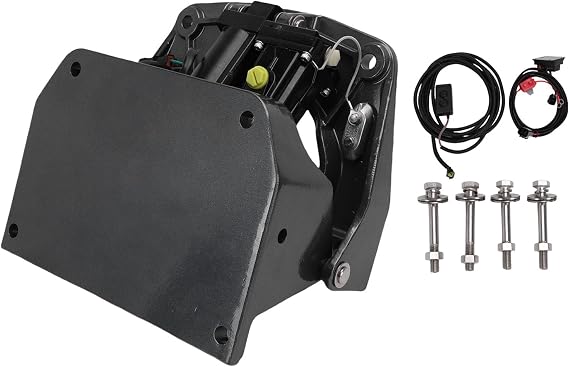 Marine Jack Plate Electric Hydraulic Outboard Jack Plate Boat Engine Lifting Bracket Tail Trim Tilt Device for 30-600 H P Outboard Power Lift Engine