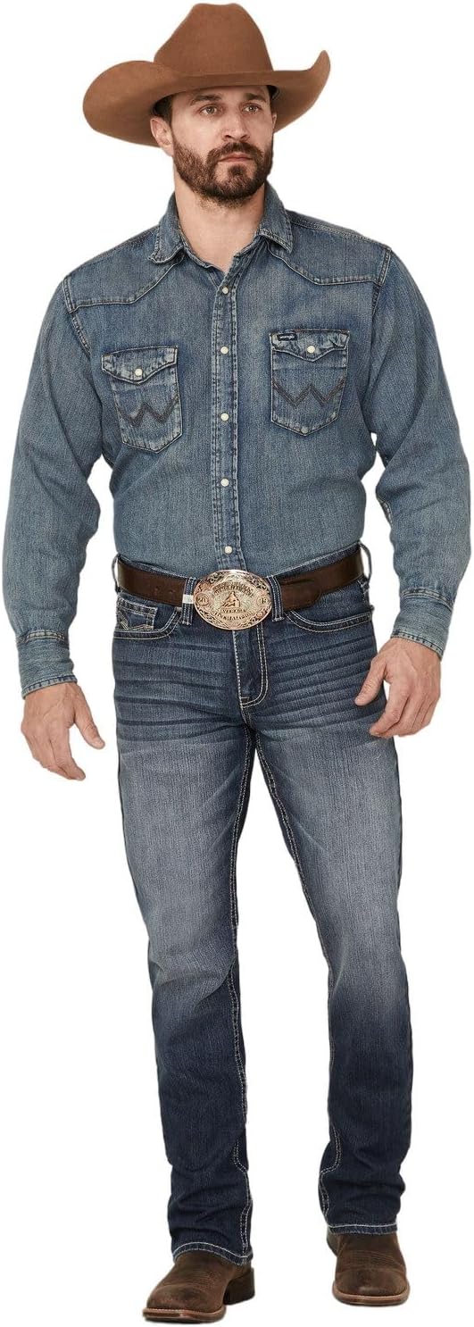 Cody James Men's Moonlight Medium Wash Stretch Slim Straight Jeans - Cjsp22j57