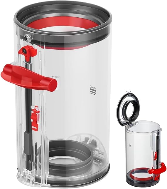 Canister Dust Bin Replacement Parts Compatible With Dyson V10 Vacuum Cleaners, Canister Large Bin Vacuum Dust Bucket Attachments Part no. 969509-01