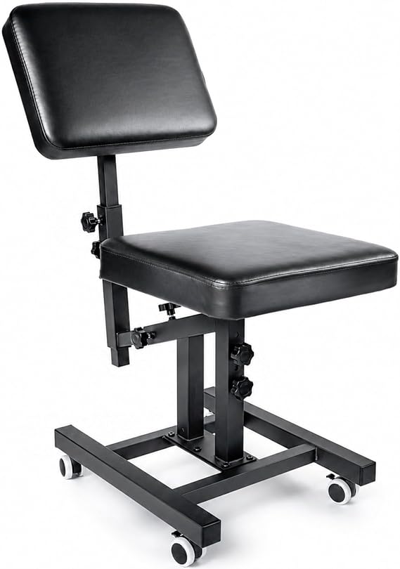Multifunctional Tattoo Chair with Wheels & Arm Rest