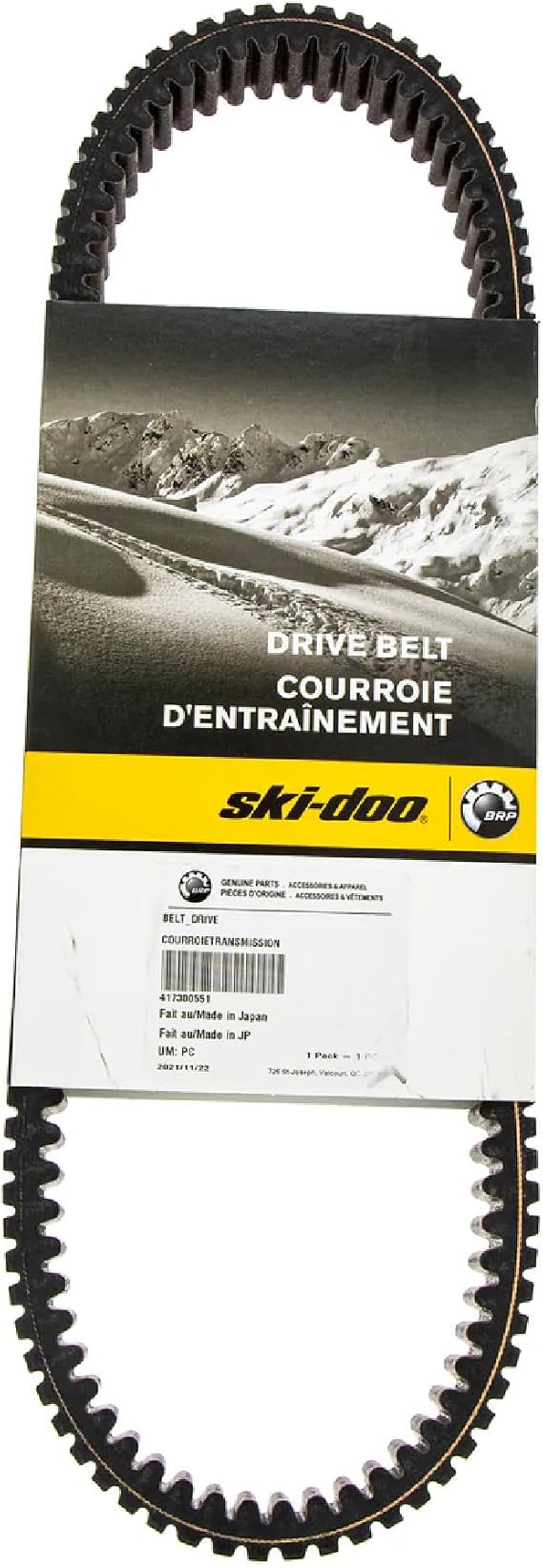 Ski-Doo New OEM Performance Drive Belt, 417300367, 417300551