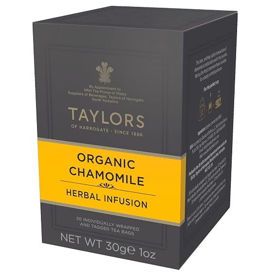 Taylors of Harrogate Organic Chamomile Herbal Tea, 20 Teabags