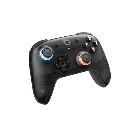 VITURE 8BitDo Ultimate 2C Bluetooth Gaming Controller for Switch & Switch 2 | 6-Axis Motion Control | Hall Effect Joysticks | Rumble Vibration | Turbo Function | Wake on Shake | Smoky Translucent