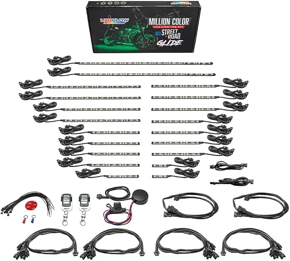 LEDGlow Advanced Million Color LED Kit Fits Harley Davidson Street Glide