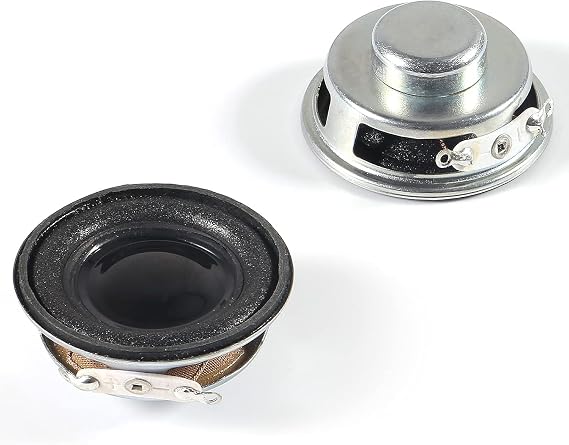 2PCS 4Ohm 5W DIY Small Full Range Audio Speaker Stereo Woofer Loudspeaker for Arduino and DIY Speaker