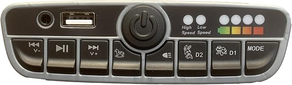 ZCY2157M 12V Children's Electric Vehicle Central Control, with Music Playback, Power Supply, Forward and Backward Functions,Stroller Ride On Car Replacement Parts