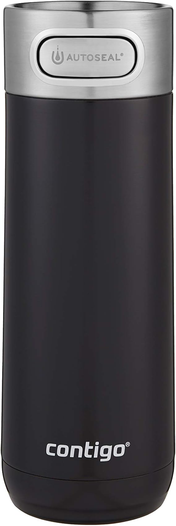 Contigo Luxe Autoseal Travel Mug, Stainless Steel Thermal Mug, Vacuum Flask, Leakproof Tumbler, dishwasher safe, Coffee Mug with BPA Free Easy-Clean Lid, Licorice