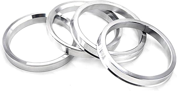 4pc Wheel Hub Centric Rings 78.1 to 71.5, Alloy Aluminum Hubcentric Rings | Performance Hubrings for 71.5mm Vehicle Hub and 78.1mm Wheel Center Bore Compatible with Jeep-Dodge Wrangler