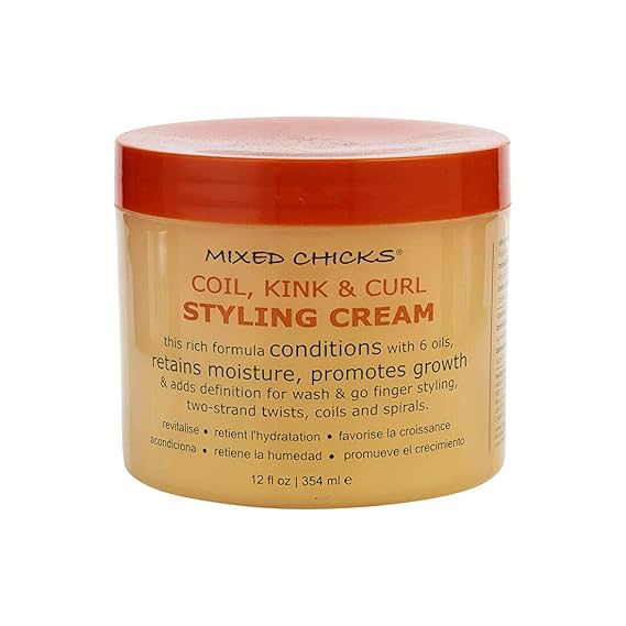 Mixed Chicks Coil, Kink & Curl Styling Cream, 12 Fl. Oz