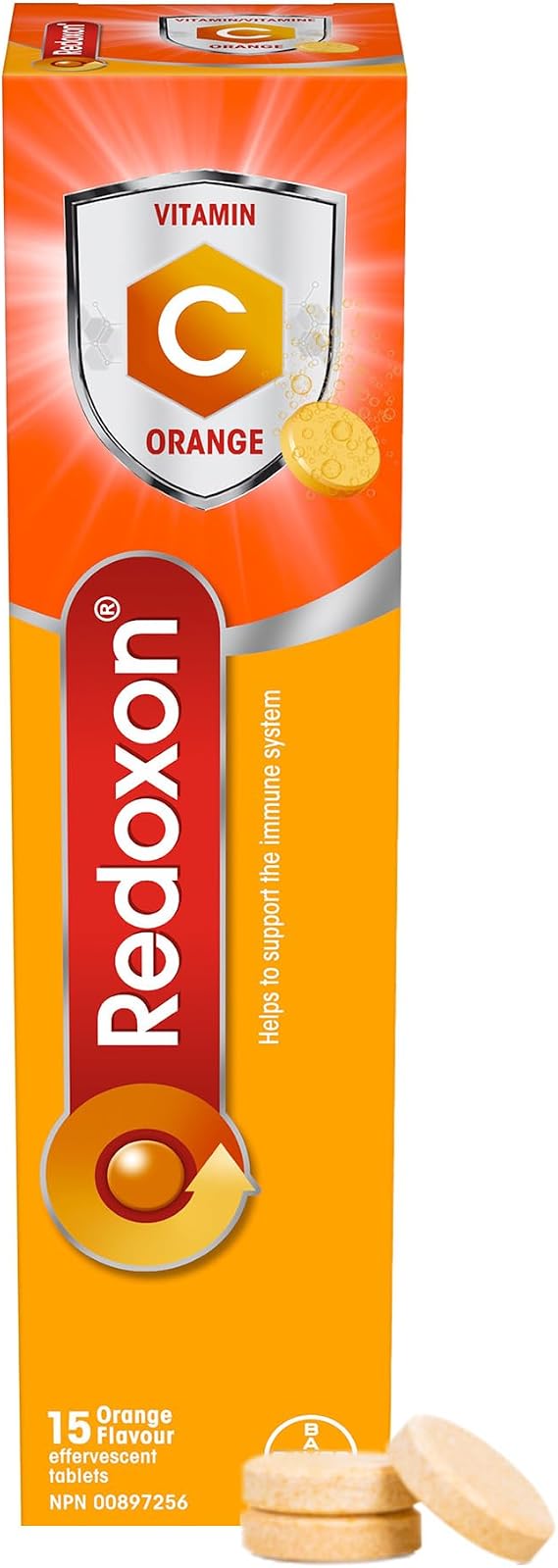 Redoxon Orange Vitamin C Effervescent Tablets 15 Orange Effervescent Tablets