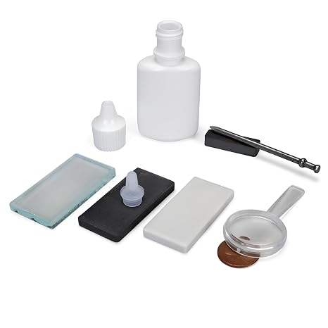 United ScientificTM Mineral ID Kit, 7 Piece Geology Rock Testing Tools