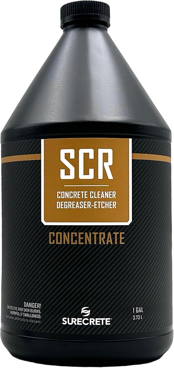 Surecrete SCR Concentrated Etch Cleaner Degreaser | 1-Gallon