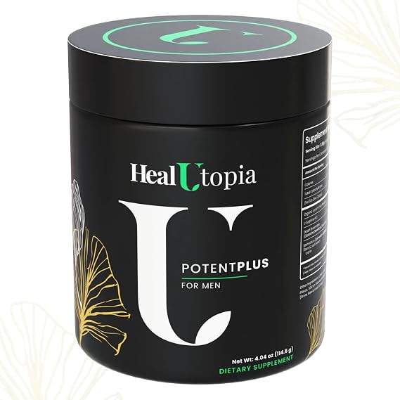 Maximum Men's Stamina, Endurance & Energy Booster with Organic Goji Berry, Cistanche Extract, Horny Goat Weed, Zinc, and L-Arginine | Non-GMO, Plant-Based, Made in USA | 30 Servings