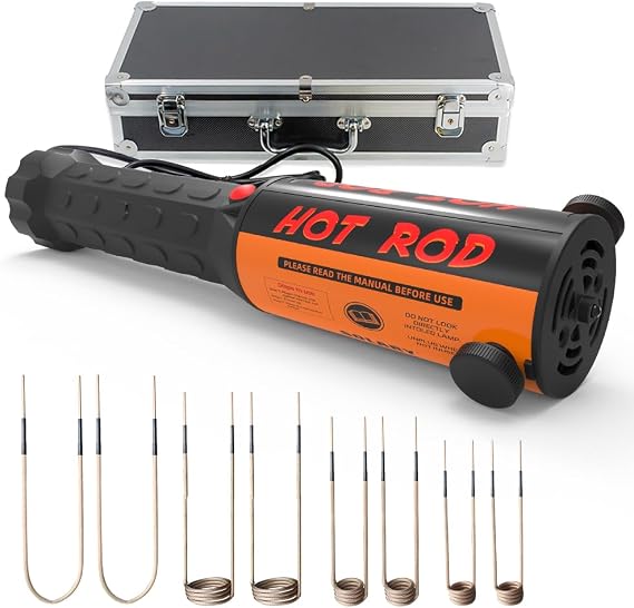 Solary Induction Bolt Heater Tool - 1200W 110V Magnetic Induction Heater Bolt Removal, Nut Buster Tool with 8 Coils for Rusty Screw Removing