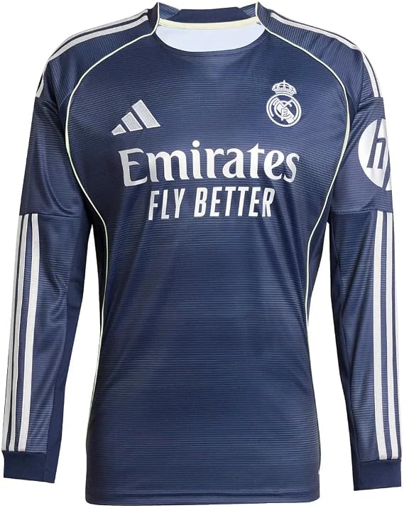Adidas Real Madrid 25/26 Long Sleeve Away Jersey
