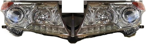 For Toyota Land Cruiser LC200 2012 2013 2014 Headlights Car Headlamp Assembly Replacement Front Lamp Whole Auto Light(2 Pcs Left and Right)