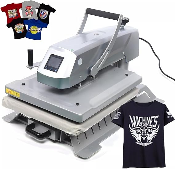 Auto Heat Press Machine, 16 x20 Clamshell Heat Press with Digital Control Panel, 1600W Digital Sublimation Printer for T-Shirts, Puzzles, Mouse Pads, Pillows