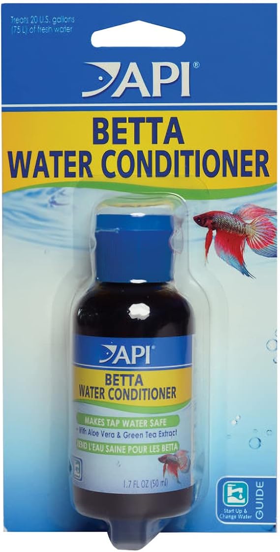 API Betta Water Conditioner Betta Fish Freshwater Aquarium Water Conditioner 1.7-Ounce Bottle