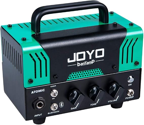 JOYO Atomic BanTamp Series Mini Amp Head 20W Hybrid Tube 2-Channel Guitar Amplifier with Bluetooth (No Sound, Need Extra Speaker)