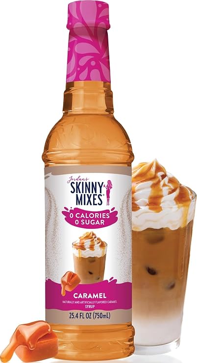 Jordan's Skinny Mixes Caramel Coffee Syrup, 25.4 fl oz