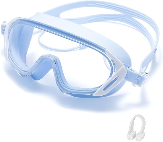 Seasprint Swim Goggles,Wide Angle Anti-fog and UV Leak Proof Goggles,Fashion Swim Glasses for Men Women