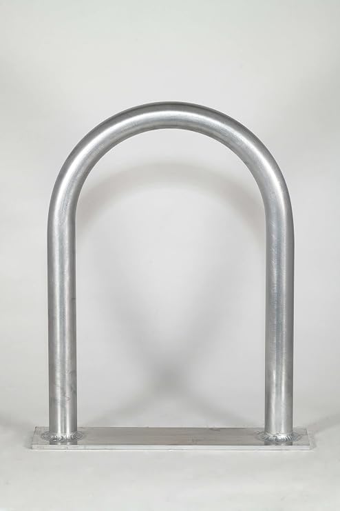 18" (H) x 13" (W) Aluminum Handrail w/Flate Base Plate - Safety Grab Bar for Marine, Docks, Decks, Boats, Pools, Hot Tubs