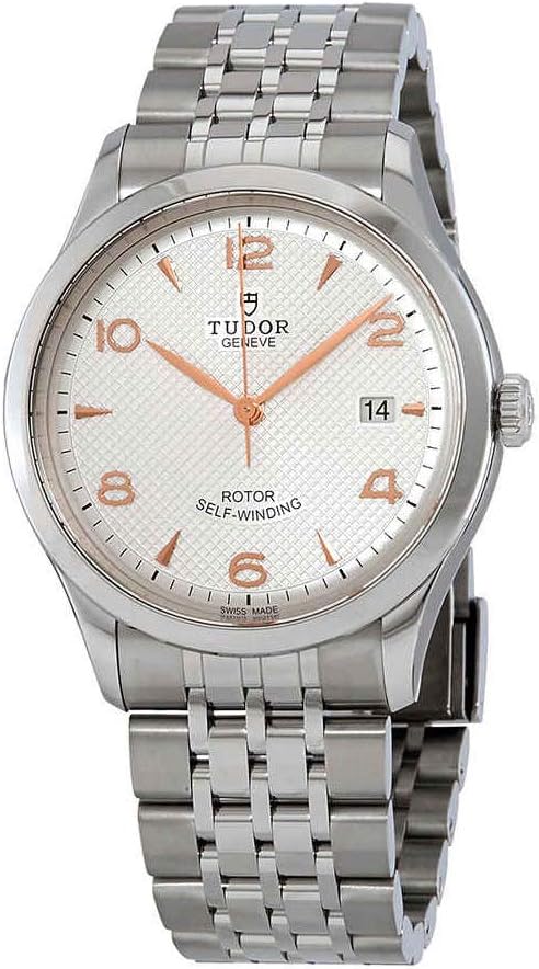 Tudor 1926 Silver Dial Automatic Men's 39mm Watch M91550-0001, silver-tone, Bracelet Type