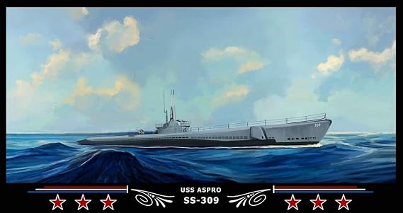 Navy Emporium USS ASPRO SS 309 Art Print