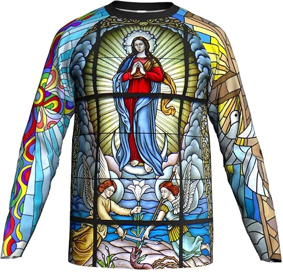Mx Jersey Church Motocross Clothes MTB Mountain Bike Shirt Long Sleeve Jesus Jacket Christ God T-Shirt Downhill Top
