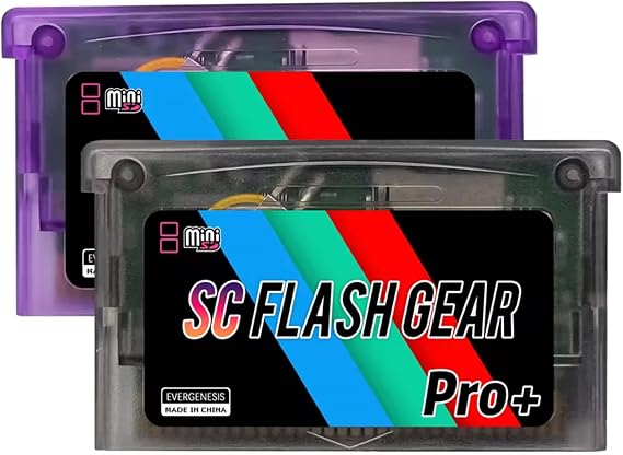 NEW Mini SC Card 1000+ in 1 Flash GBA Cartridge - V1.5 Firmware for Retro GBA,NDS,GB, NES - Enhanced Gameplay & Easy Saving with 8GB TF Card (Black)