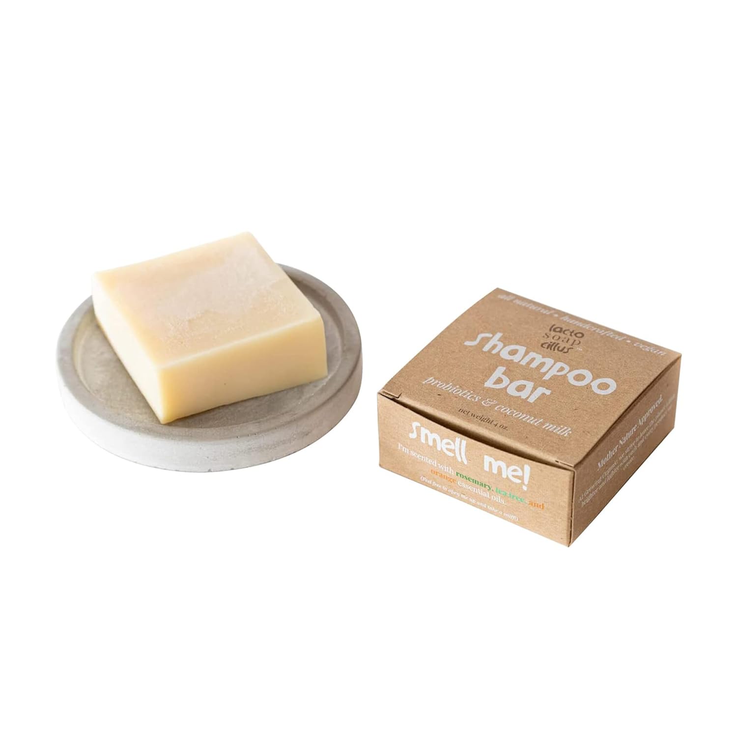 Organic Shampoo Bars - Moisturizing Shampoo For all Hair Ideal for Men, Women, and Kids Scent: Rosemary  Tea Tree  Orange