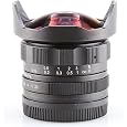 Pixco APS-C CL-Mil7528N 7.5mm F2.8 Fish-Eye Wide Angle Lens for M4/3 Micro 4/3 MFT M43