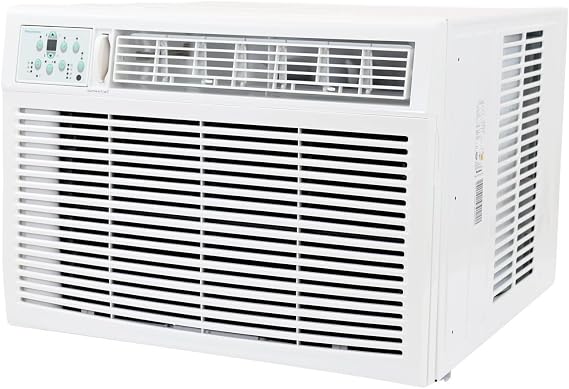 Keystone 18,000 BTU Window Air Conditioner and Dehumidifier, 230V, Window Unit Air Conditioners for Apartment, Living Room, Bedroom, Large Rooms up to 1000 Sq.Ft., Window Air Conditioner with Remote