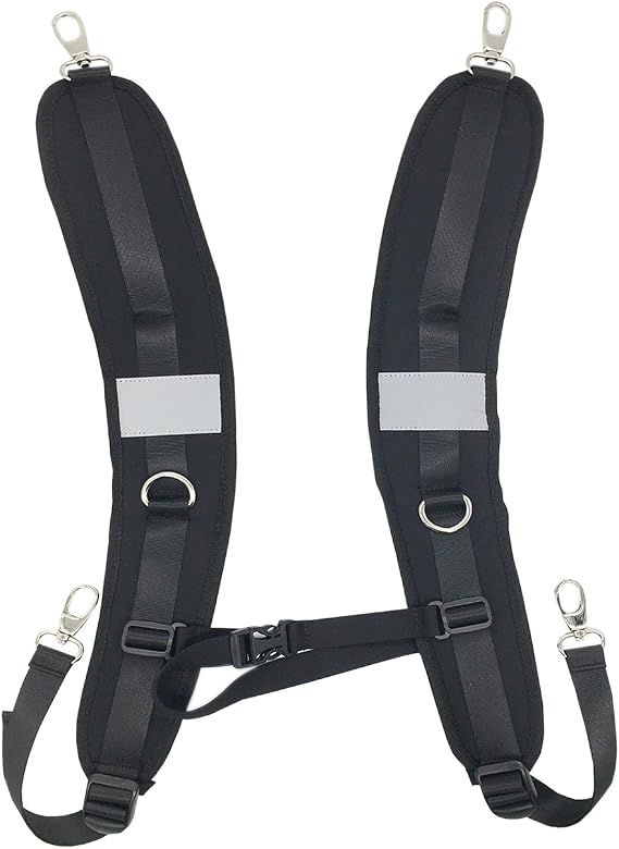 Adjustable Waterproof Replacement Shoulder Strap Replacement Shoulder Straps Adjustable Belt for Shoulder Bag Backpack Black, 10