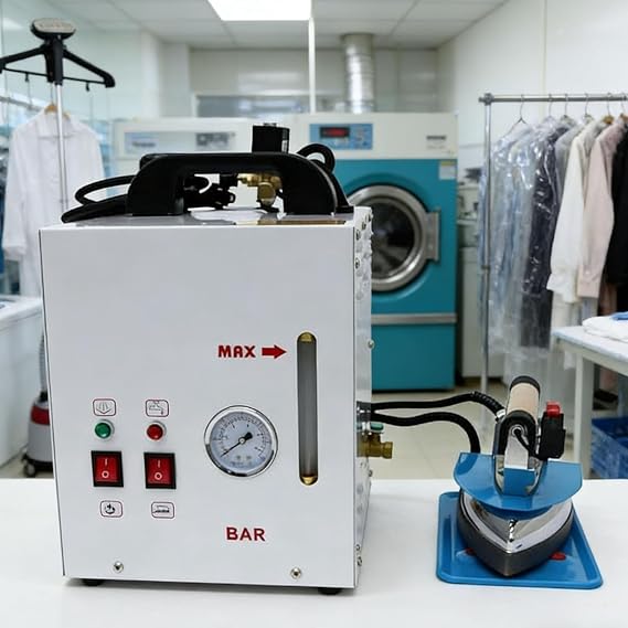 Steam Iron Stainless Steel Commercial Electric, 1600w Professional Ironing Station, Adjustable Temperature With 4l Water Tank