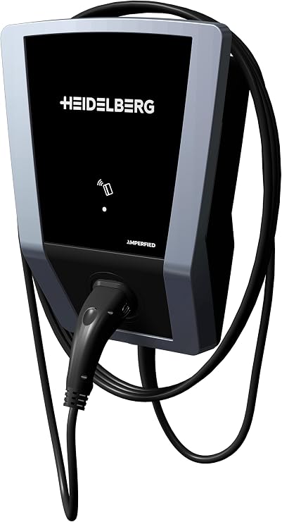 HEIDELBERG Wallbox with App Control 11 kW Charging Power §14 A Compliant Includes 7.5 m Charging Cable Up to Smart Charging Station Connect.Home
