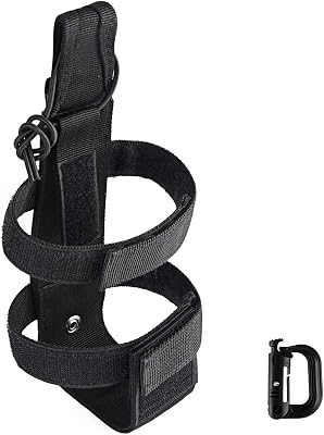 IronSeals Large Adjustable Tactical Water Bottle Holder Molle Portable Belt Carrier for Outdoor Walking Running Hiking Cycling