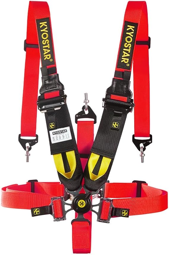 Kyostar 5 Point Camlock Quick Release Racing Seat Belt Harness 2.75width Universal