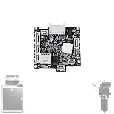 Creality K2/K2 Pro/K2 Plus Printhead Adapter Plate/Motherboard PCBA (GD32F303CBT6) - Original Replacement Parts with Video Aftersales Guide