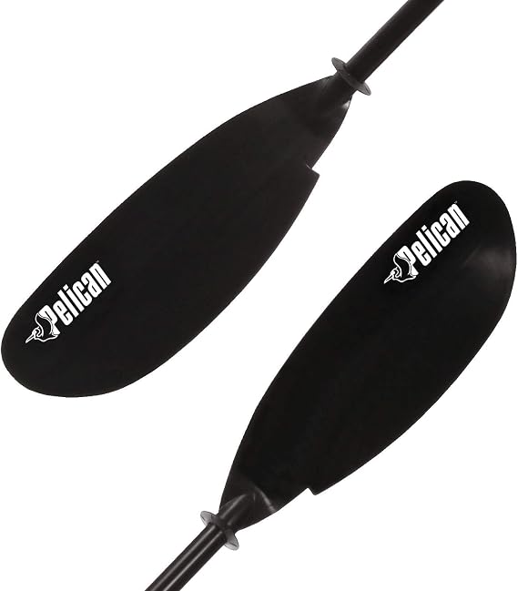 Pelican - Poseidon Paddle - Aluminum Shaft with Reinforced Fiberglass Blades - Lightweight, Adjustable Kayaks Paddles - Perfect for Kayaking Boating
